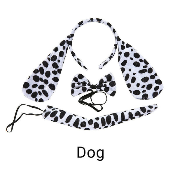 Animal Costume Set – Bowtie, Tail & Ears Dress-Up Kit (Kids & Adults)