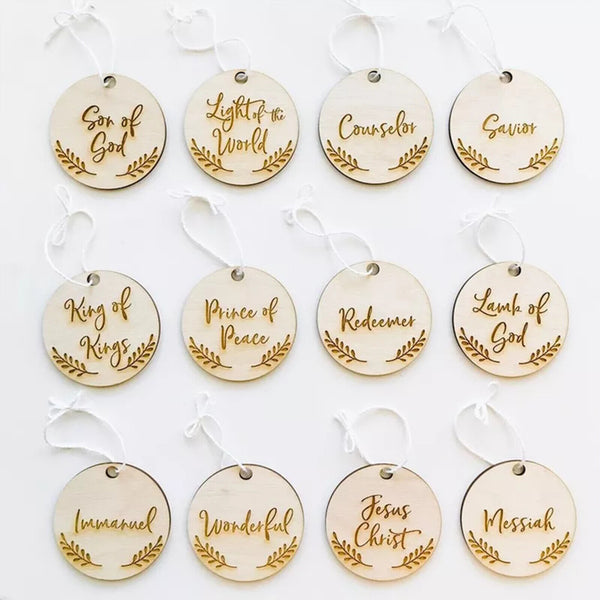 Names of Jesus Ornaments Christmas Tree Pendant Christmas Decoration AU