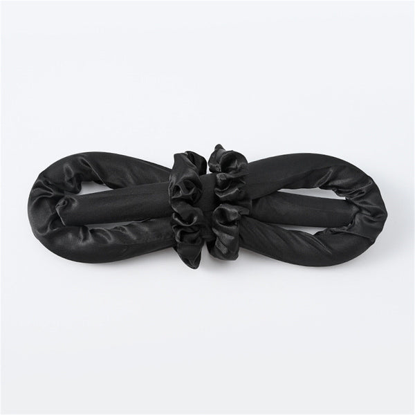 2/4Sets Heatless Curling Rod Headband Curling Ribbon Hair Rollers Lazy Curler AU
