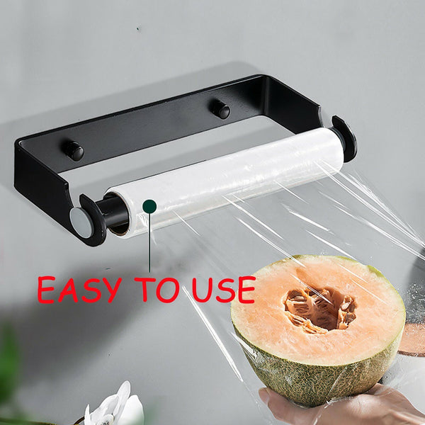 Paper Towel Holder Kitchen Bathroom Roll Tissue Space aluminum Wall Mount Rack