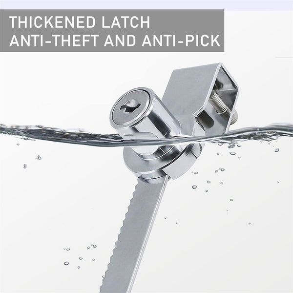 Sliding Window Glass Cabinet Lock Glass Door Lock Cabinet Display With Key