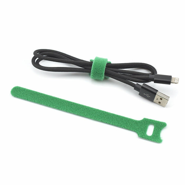 Hook and Loop Cable Ties Reusable Magic Cords Organiser Strap Tidy AU