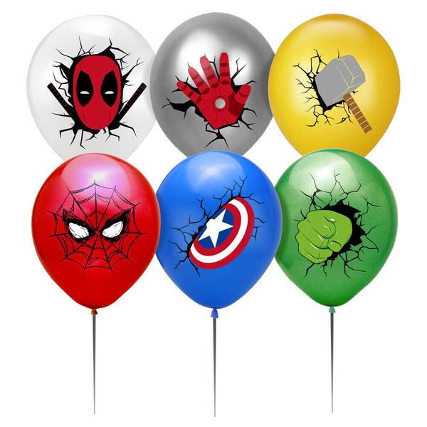 Avengers Party Supplies Set – Kids Superhero Birthday Decorations Kit