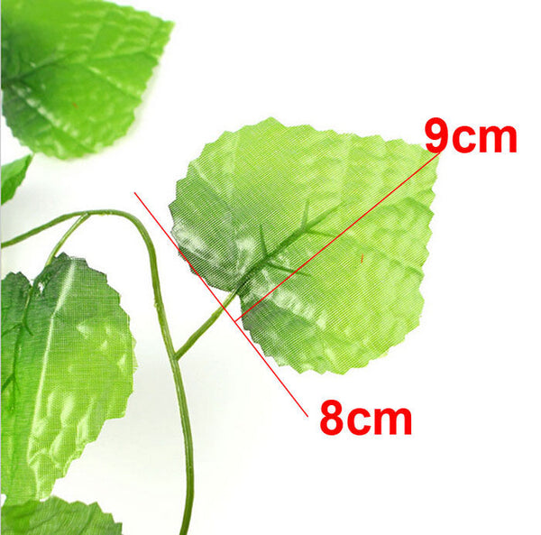 UP 60X Artificial Ivy Vine Fake Foliage Hanging Leaf Garland Plant Party Decor