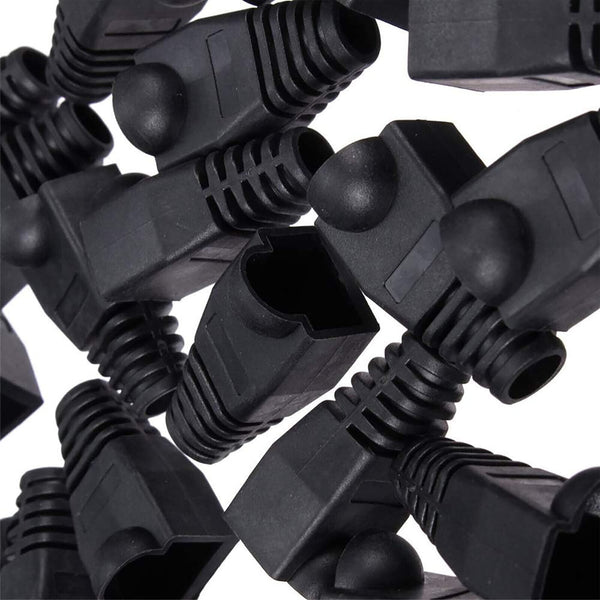 50/100PCS RJ45 Boot Cover Connector Modular Plug Network Lan Cable Cap Ethernet - Lets Party