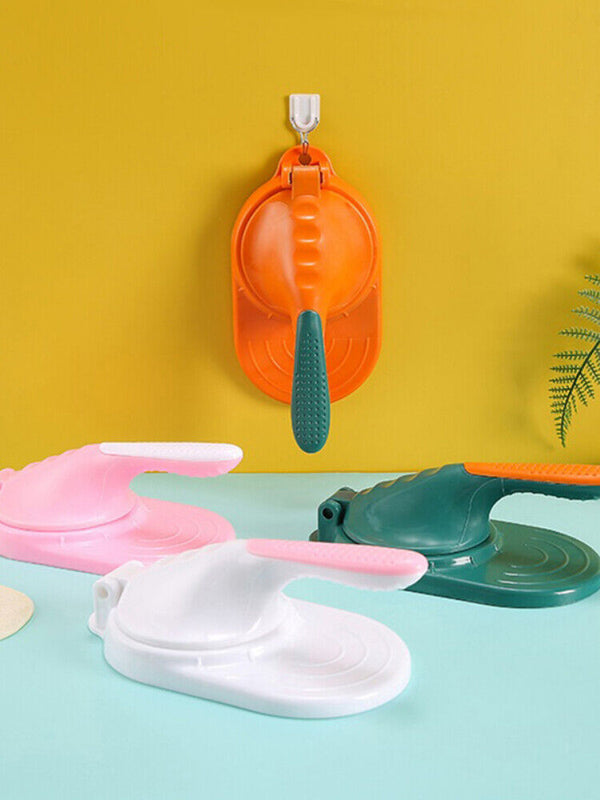 Plastic Manual Dumpling Skin Mold Kitchen Lazy DIY Jiaozi Maker Dough Press AU - Lets Party