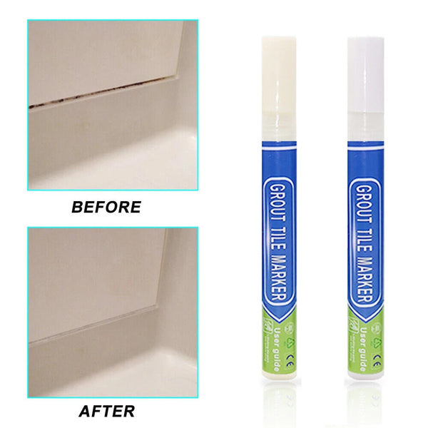 6COLORTile Repair Pen Wall Gap Refill Grout Refresher Marker Bathroom Waterproof - Lets Party