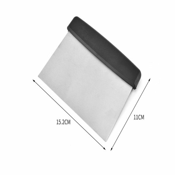 Stainless Steel Dough Scraper Plastic Handle Cake Slicer Pastry Cutter Kitchen A