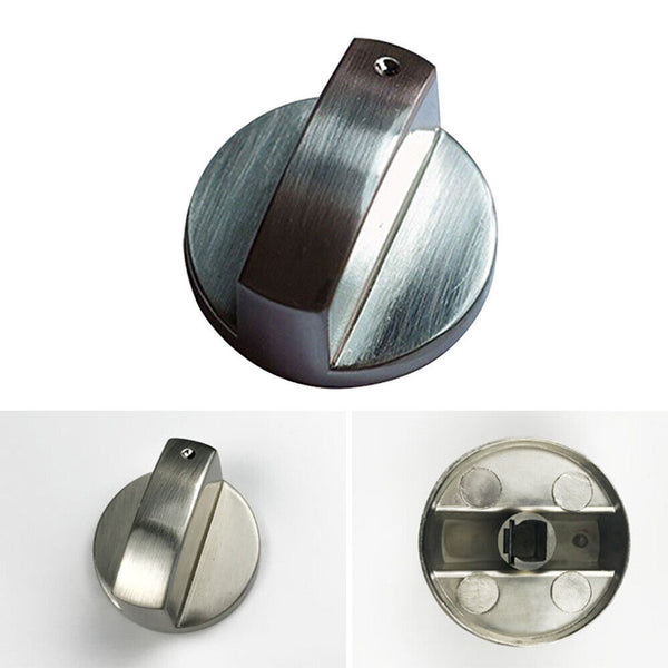 4PCS Stoves Stove 6mm Universal Knobs Oven Knob Silver Control Cooker Gas AU