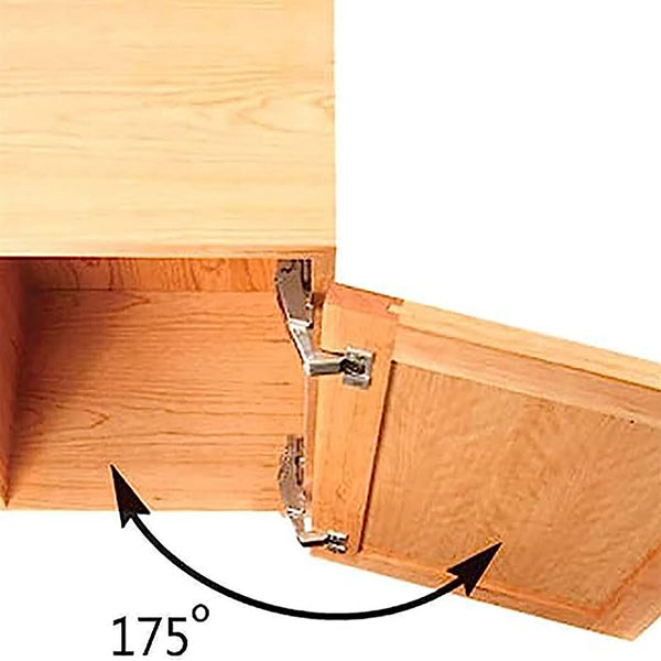2/4/10X 175° Hinge Kitchen Cabinet Cupboard Wardrobe Concealed Corner Door Hinge