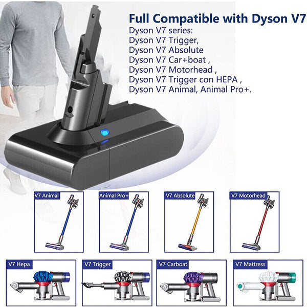 Replacement Battery For Dyson V7 SV11 Motorhead Pro Animal Fluffy 238386-10 Sony - Lets Party