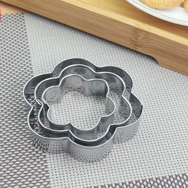 12pcs Stainless Steel Cookie Biscuit DIY Mold Star Heart Cutter Baking Mould AU