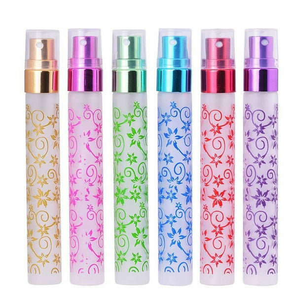 Up 60X 10ml Glass Perfume Spray Bottle Atomizer Portable Mini Refillable Bottles