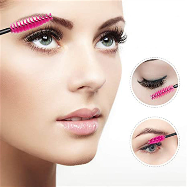 200PCS Disposable Mascara Wands Eyelash Brush Applicator Extension Spoolies AUS