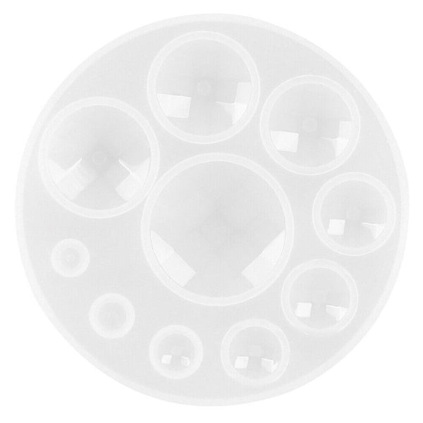 Silicone Round Jewelry Amber Making Mold Resin Casting Epoxy Mould Craft DIY AU