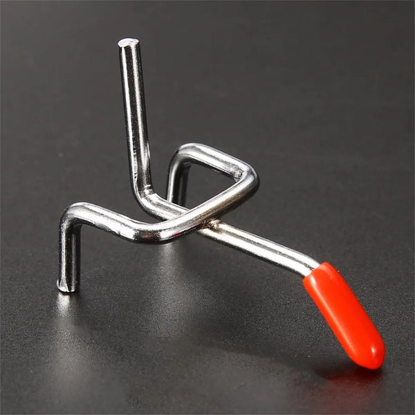 50PCS 50mm Metal Pegboard Hook PEG Borad Hooks Wall Display Storage Hanger Hook