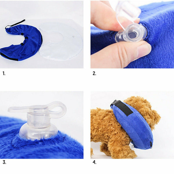 Pet Dog Inflatable Soft Healing Collar Cone Wound Medical Cat Protective Jackets