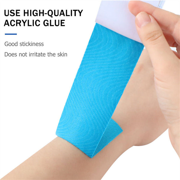 6x Athletic Elastic Physio Sports Kinesiology Rock Tape Muscle Bandage 5cmx5m AU - Lets Party
