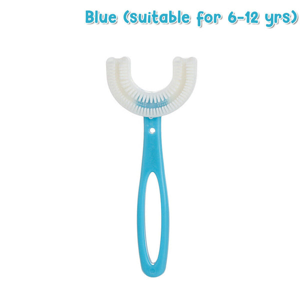 Baby Toothbrush U-shaped Silicone Brush Head Cleaning Teeth for Kids 2-12 Year - Lets Party