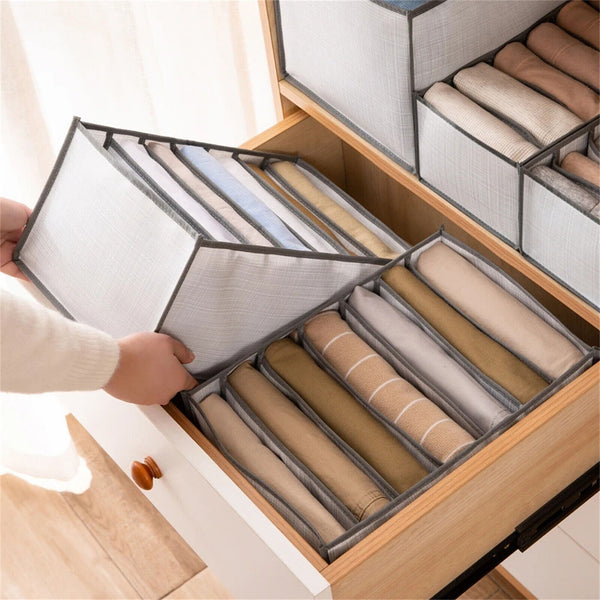 Pant Clothes Storage Box Clothes Storage Jeans Compartment Closet Clothes Drawer