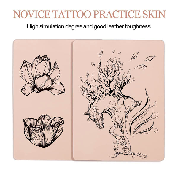 Tattoo Skin Fake Practice Eyebrow Art Double Sides Silicone For Beginner