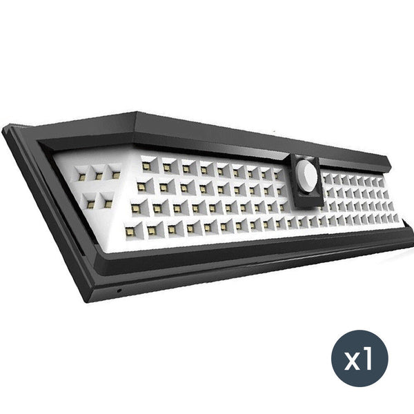 54 90 LED Solar Motion Sensor Light Outdoor Garden Security Wall Lamp Floodlight