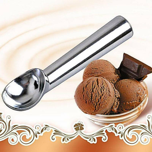 Ice Cream Scoop Non Stick Professional Polished Anti-Freeze Aluminium Spoon Tool