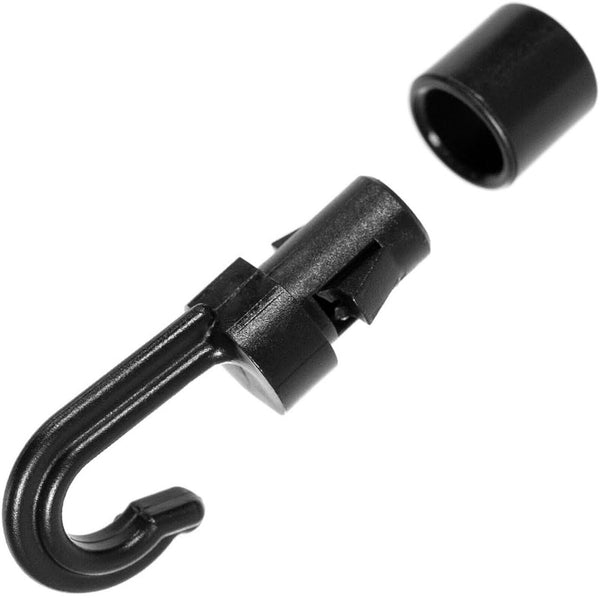 Plastic Kayak Bungee Shock Cord Open End Hooks for 6mm Rope Terminal Ends