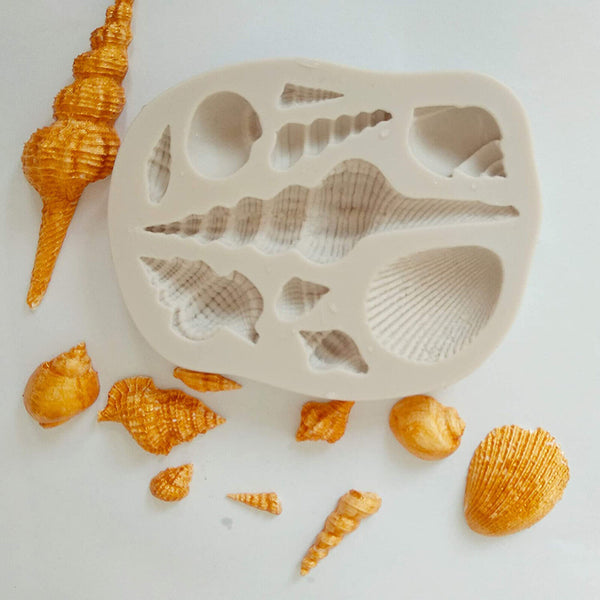 Sea Beach Nautical Animals Mermaid Silicone Fondant & Chocolate Mould Mold