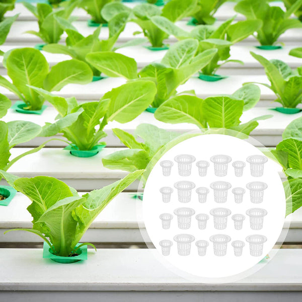 UP 500X  Hydroponics Plant Grow Net Cup Mesh Pot Basket Mesh Aeroponic Plant Pot