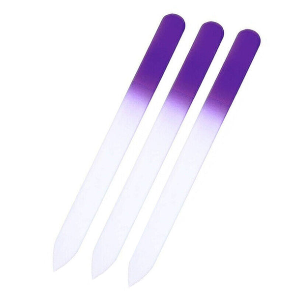 Durable Crystal Glass Nail File Buffer Art Files Manicure