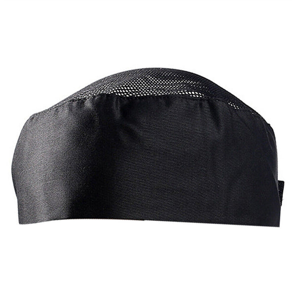 Kitchen Cooking Hat Breathable Mesh Top Skull Cap Catering Chef Hats Adjustable