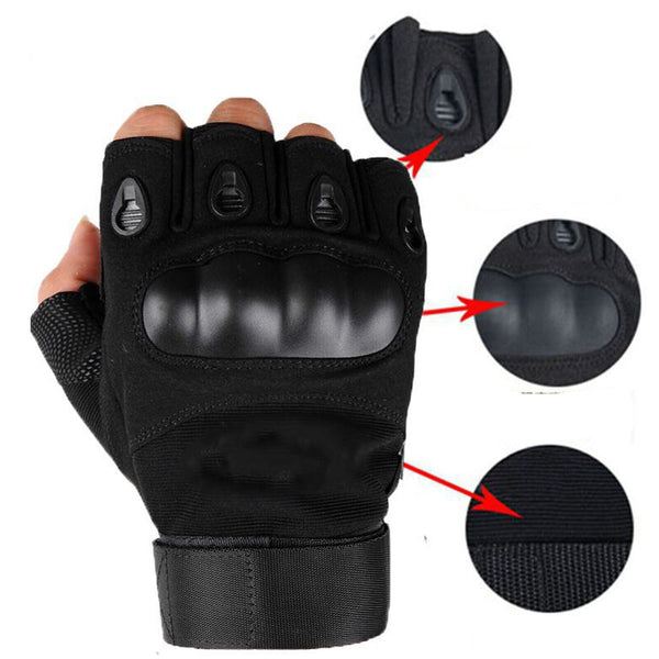 Military Tactical Glove Winter Full Finger Fingerless Gloves Army Combat Hunting