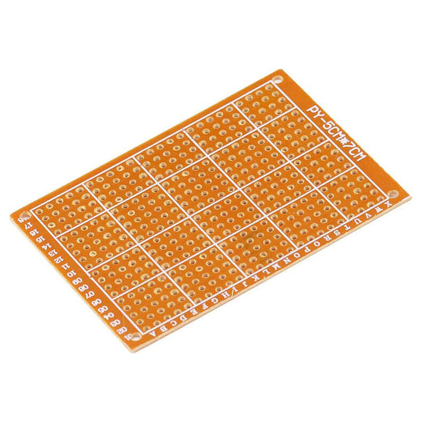 10X DIY 5x7cm Universal Circuit Paper PCB Board Breadboard Strip Prototype