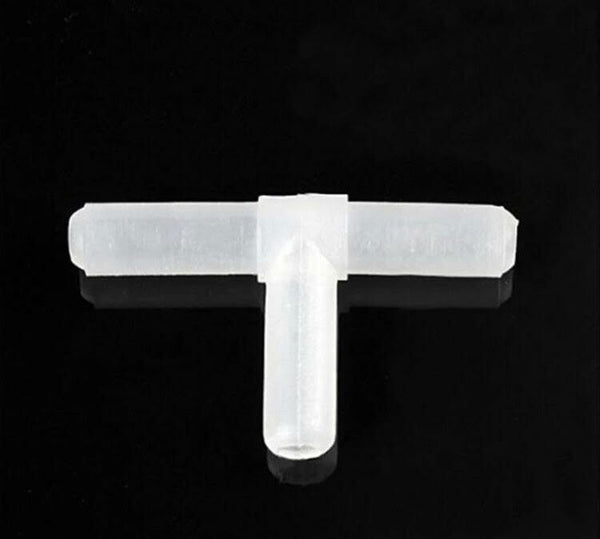Air pump T Connector Aquarium Airline T Piece Fish Tank Airline Hose Tubing 10x