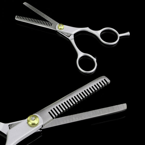 2 PCS 6'' Barber Shears Hair Cutting Thinning Scissors Professional Salon Set AU