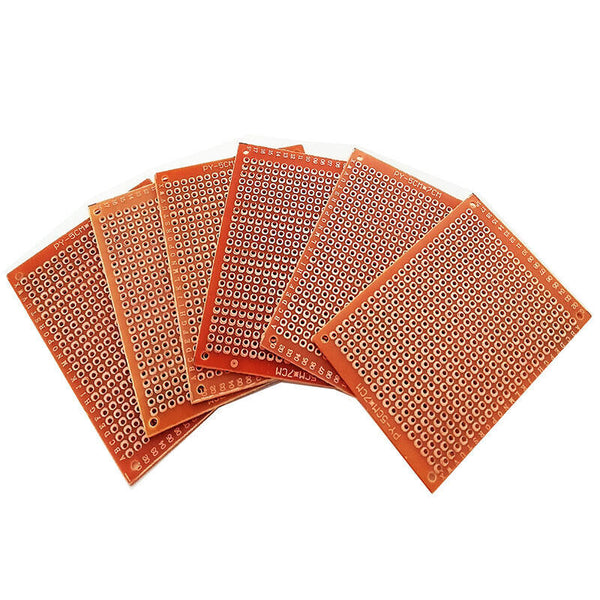 10X DIY 5x7cm Universal Circuit Paper PCB Board Breadboard Strip Prototype