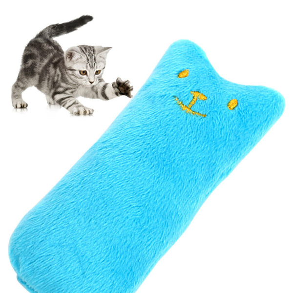 2x Chew Teeth Grinding Toys Crazy Pillow Catnip interactive Gift Cat Scratch Pet