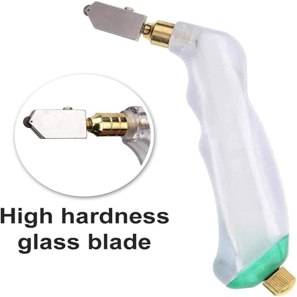 Professional Stained Glass Cutting Tool Pistol Grip Oil Feed Glass Cutter Cut AU