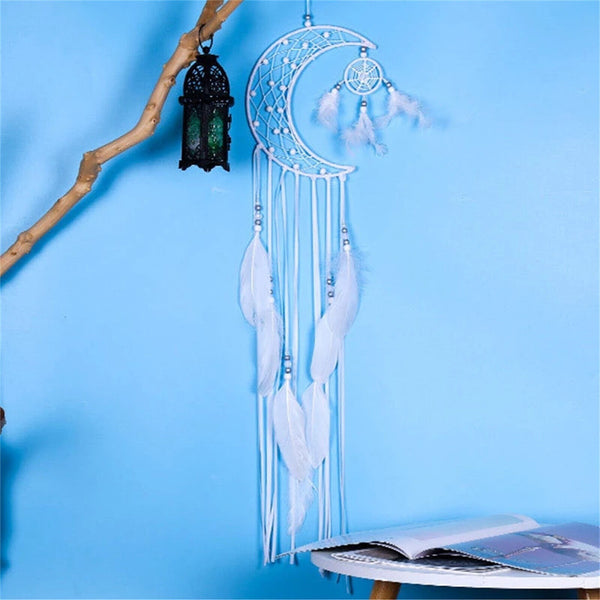 Moon Dream Catcher Decor Nordic Dreamcatcher Star Decor Home Garden Craft AUS