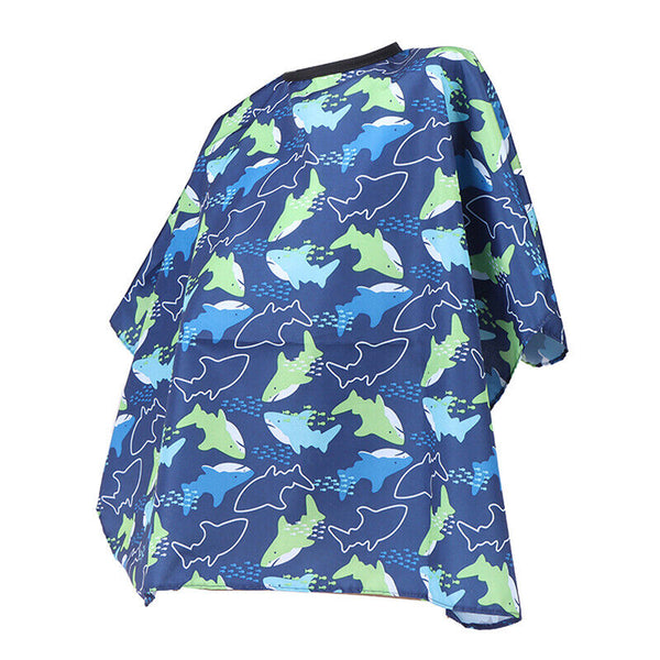 Kids Barber Salon Kids Apron Baby Hair Cutting Hairdressing Hair Cape Cloth Gown