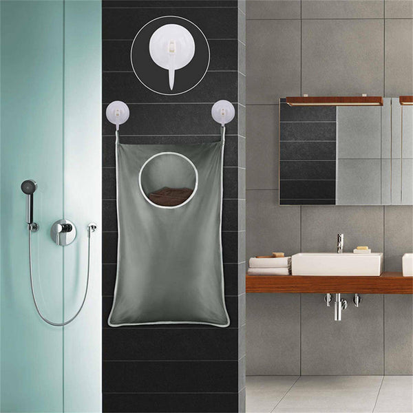 Hanging Laundry Bag Over Door Clothes Washing Storage Basket Foldable Hamper AU