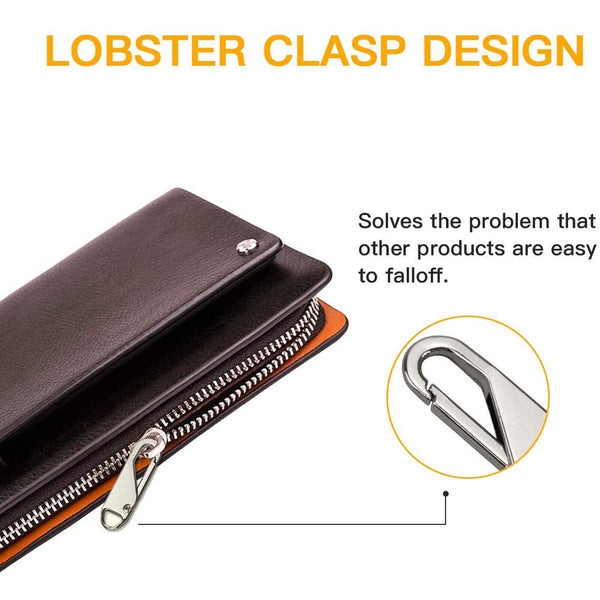 16x Zipper Pull Tab Replacement Metal Zip Head Slider Puller Handle Bottom Stop