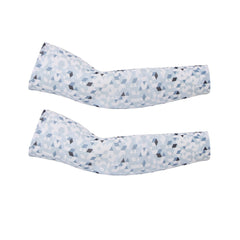 Camouflage White Cooling Sport Arm Stretch Sleeves Sun UV Protection Covers Cycling Golf Unisex