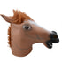 Latex Mask Horse Head Mask Animal Head Creepy Halloween Costume Theater Toy Party - Lets Party