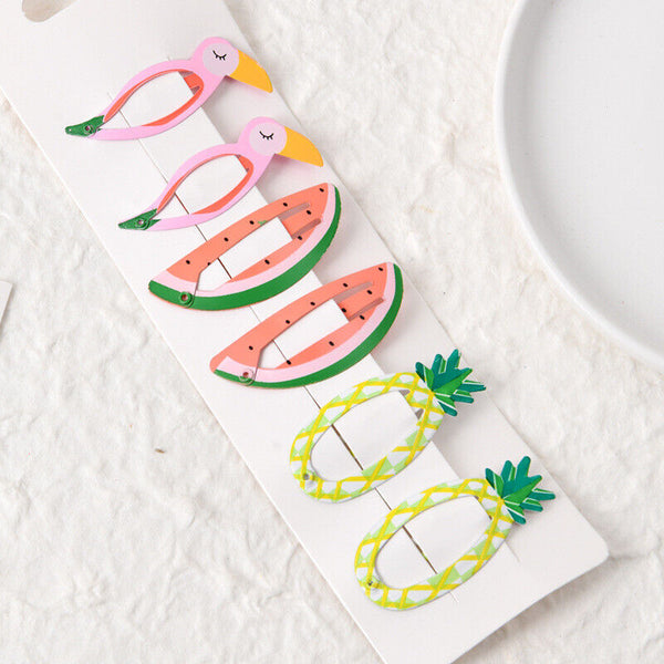 12pcs Girls Hair Clips Hairpin Kids Cute Pin Children Pretty Hairclip Child Girl - Lets Party