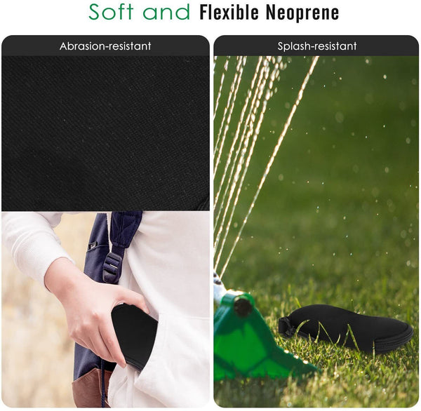 1X Light Sunglasses Soft Case Zipper Eyeglass With Belt Clip Travel Case Bag New