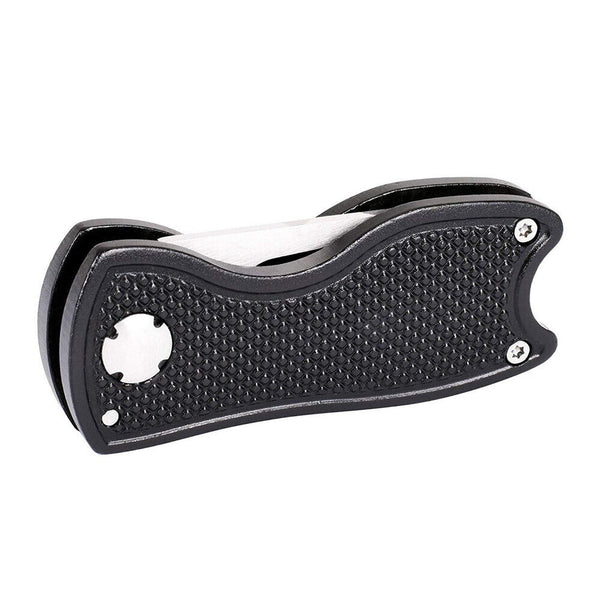 Steel Divot Repair Tool Cleaner Pitch Putting Golf Groove Pitchfork Ball Fork