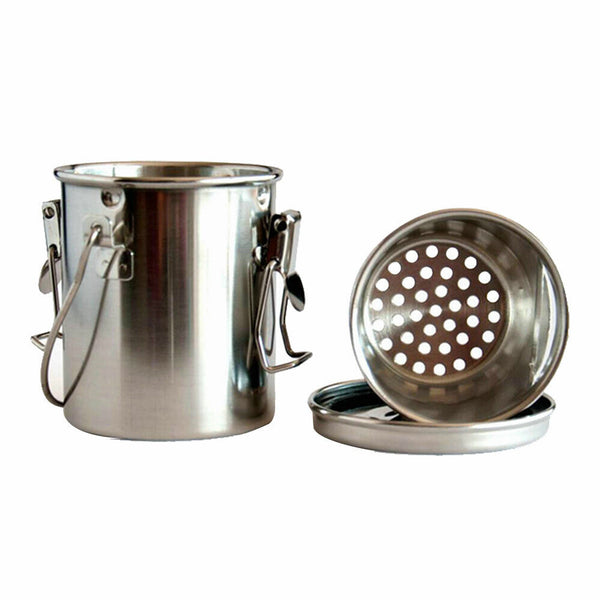 Artist Paint Pot Brush Washer Portable Stainless Steel Supplies Painting Cleaner