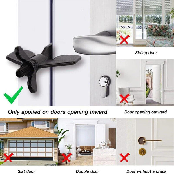 Portable Door Lock Security Safety Travel Hotel Home Addalock Safe-Lock New